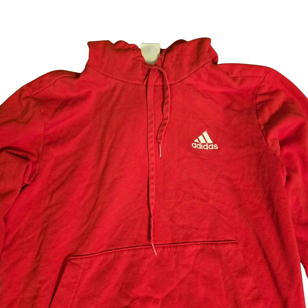 Adidas Mens Embroidered Logo Pullover Hoodie Size L sporty Beastie Boys Gorpcore - Picture 2 of 7